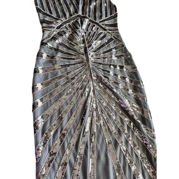 Metme Women’s 1920s Mermaid Maxi Long Dress Sequin Formal Dress Evening Prom Xs - Picture 14 of 16